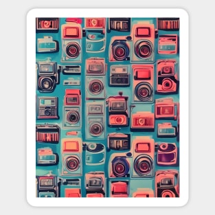 Retro Snapshots Sticker